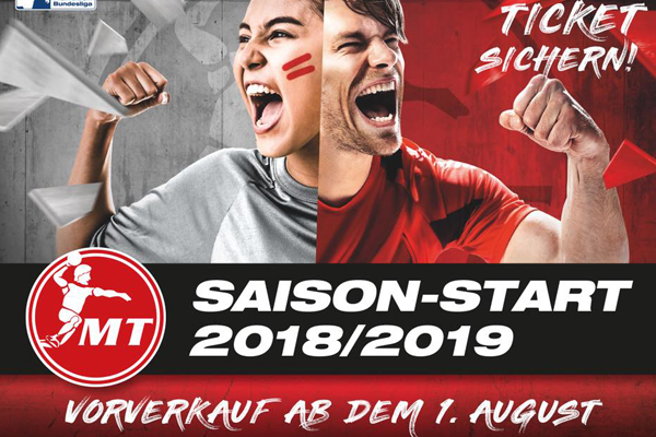 MT Melsungen Tickets gibt es ab 01.08.18 - 