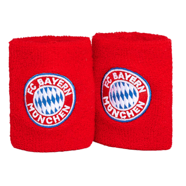 Bayern München Schweißband 2er Set rot Logo