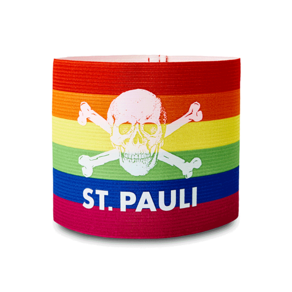 St. Pauli Kapitänsbinde Regenbogen TK