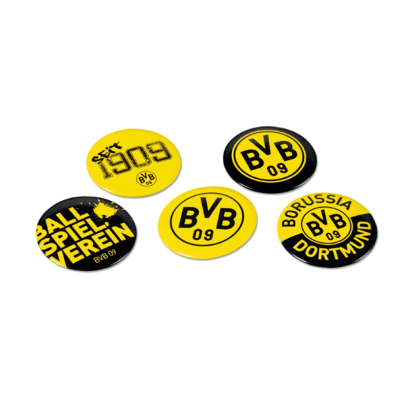 BVB Buttons 5er Set