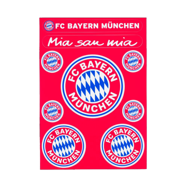 Bayern München Aufkleberkarten Set