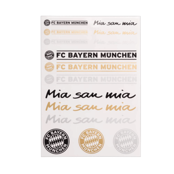 Bayern München Aufkleberkarten Set