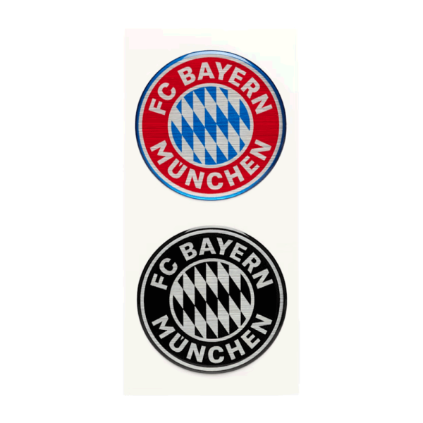 Bayern München 3D Aufkleber 2er Set