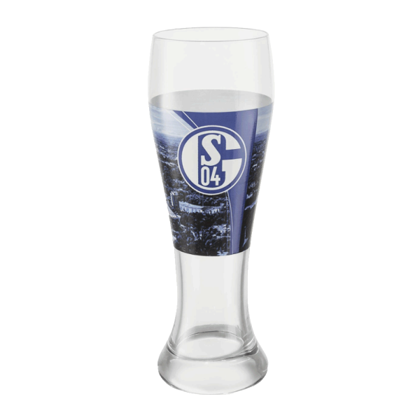 Schalke Weizenbierglas 0,5 l