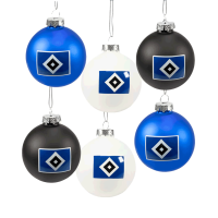HSV Christbaumkugeln 6er Set