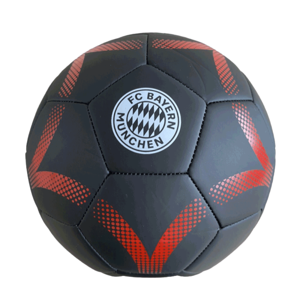 Bayern München Ball schwarz/rot Gr.5
