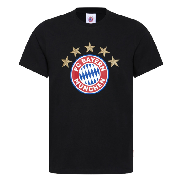 Bayern München T-Shirt Logo schwarz Kids