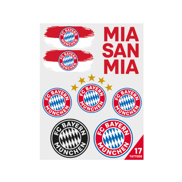 Bayern München Hauttattoo 2er Set