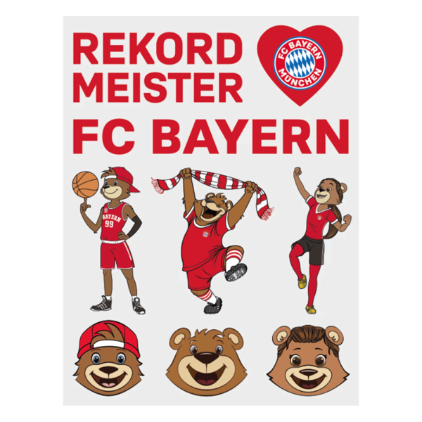 Bayern München Hauttattoo 2er Set