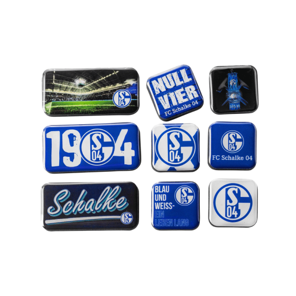 Schalke Magnet 9er Set