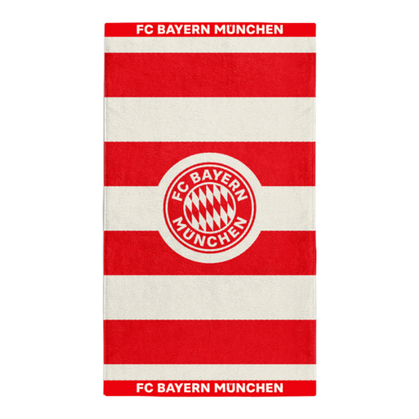 Bayern München Handtuch streifen