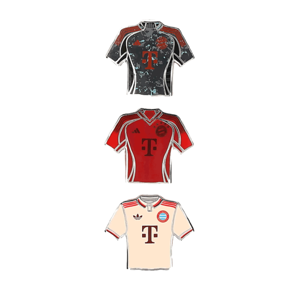 Bayern München Pin Trikot 3er Set