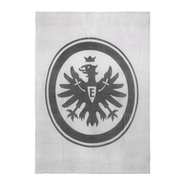 Eintracht Frankfurt Flanell Fleecedecke Logo