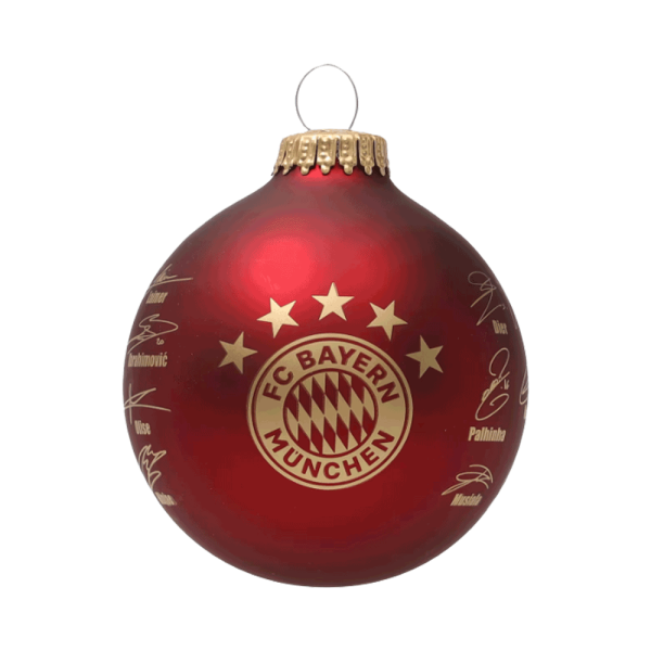 Bayern München Christbaumkugel Signature