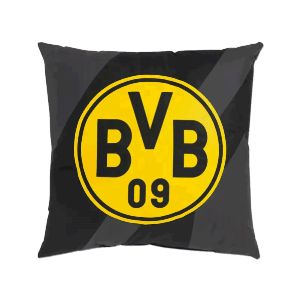 BVB Kissen grau/schwarz