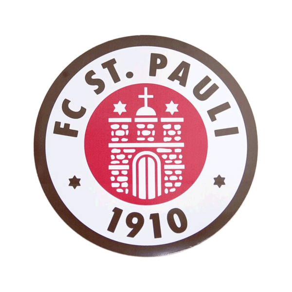 St. Pauli Aufkleber Logo Duchmesser 15 cm