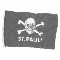 St. Pauli Fahne Totenkopf klein 30 x 40 cm