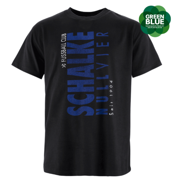 Schalke T-Shirt Vintage schwarz Erw.