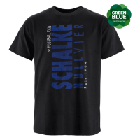Schalke T-Shirt Vintage schwarz Erw.