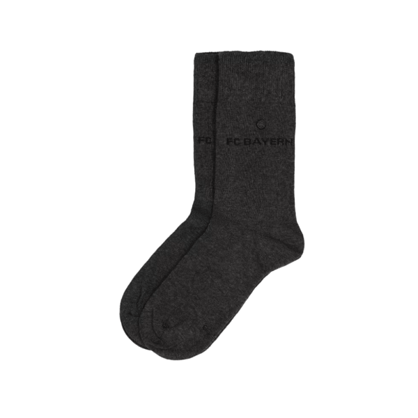 Bayern München Business Socken 2er Set grau