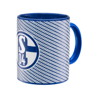 Schalke Kaffeebecher Carbon Optik