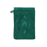 Werder Bremen Waschhandschuh Raute grün