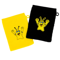 BVB Waschlappen Emma 2er Set