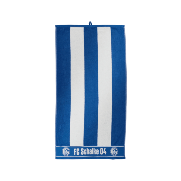 Schalke Handtuch Blockstreifen 50x100 cm