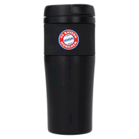 Bayern München Thermobecher Logo schwarz
