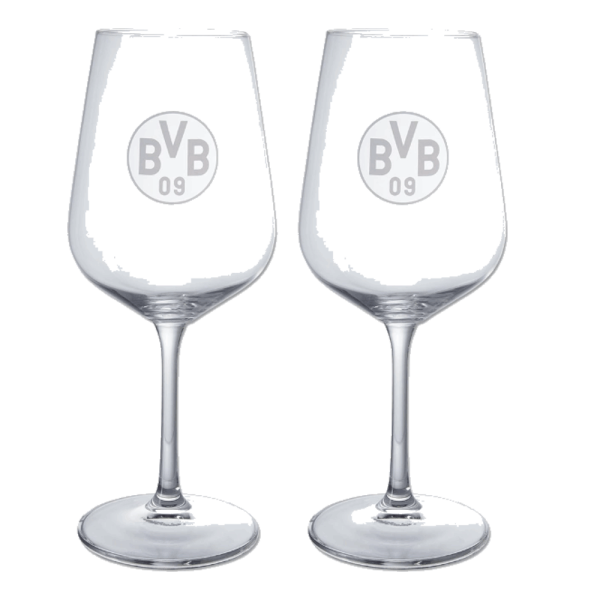 BVB Weinglas 2er Set