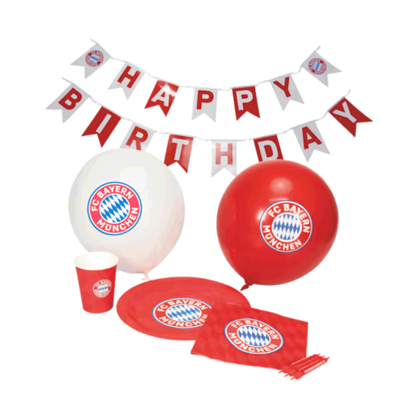 Bayern München Geburtstagsparty Set 6 teilig