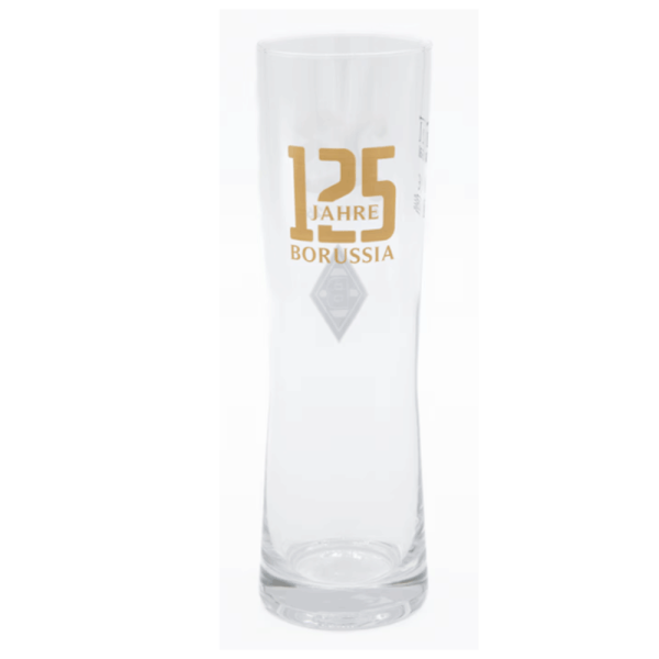Gladbach Bierglas Stange 125 Jahre 0,2 l