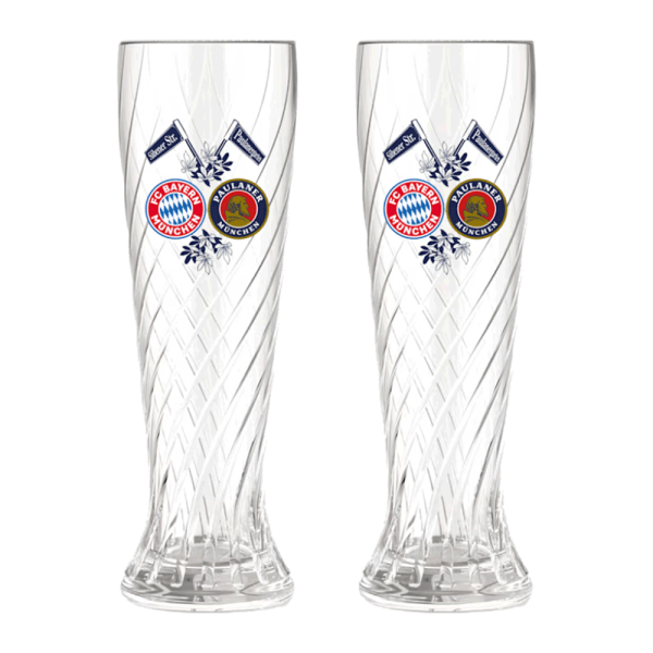 Bayern München Weißbierglas 2er Set