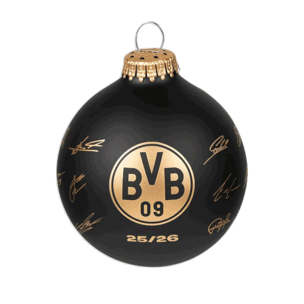 BVB Christbaumkugel Unterschriften 25/26