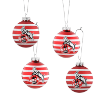 Köln Weihnachtsbaumkugeln Ringel 4er Set