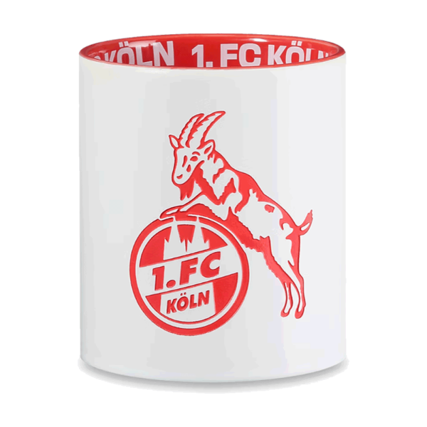 Köln Tasse Prägung weiß