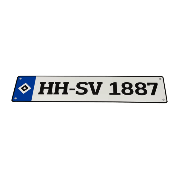 HSV Deko Kennzeichen 1887