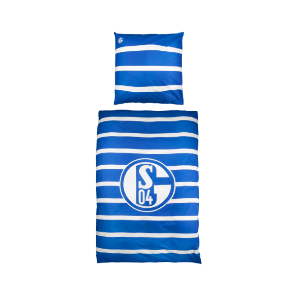 Schalke Bettwäsche Streifen