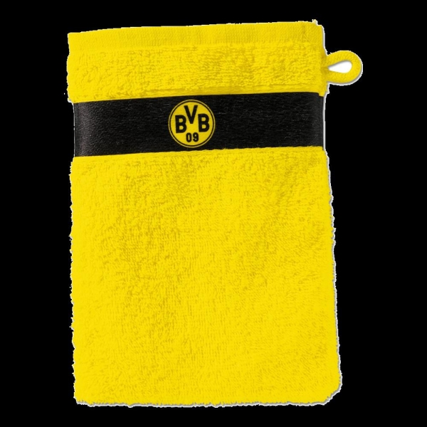 BVB Waschhandschuh (gelb)