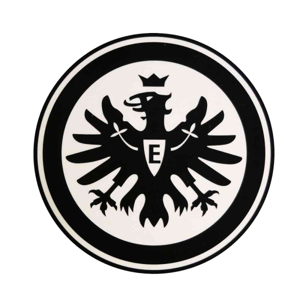 Eintracht Frankfurt Aufkleber Logo schwarz