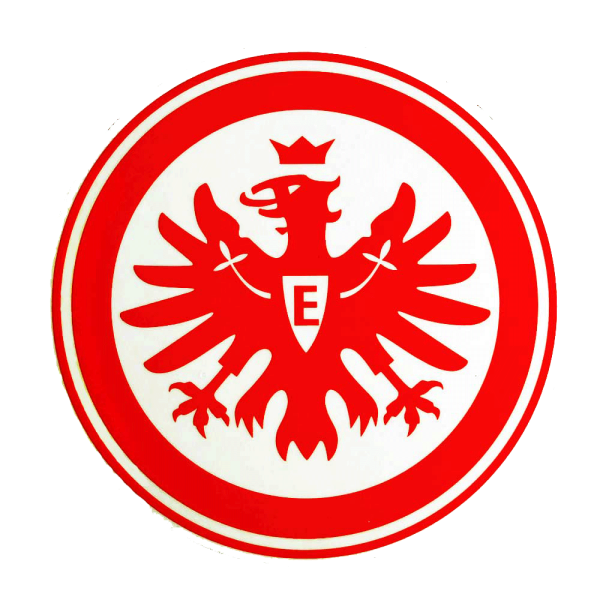 Eintracht Frankfurt Aufkleber Logo rot