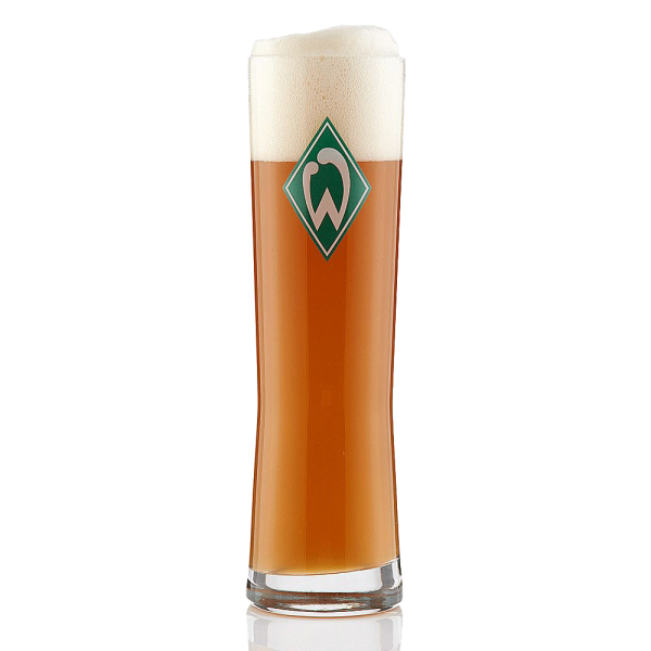 Werder Bremen Weizenbierglas Raute