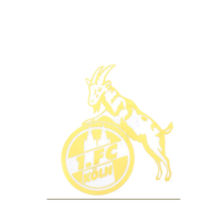 Köln Aufkleber gold