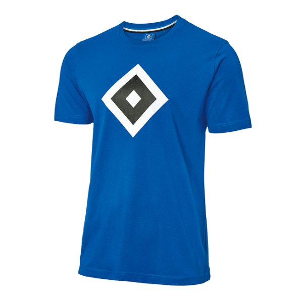 HSV T-Shirt Raute blau Erw.
