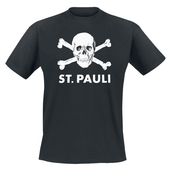 St. Pauli T-Shirt Totenkopf Erw.