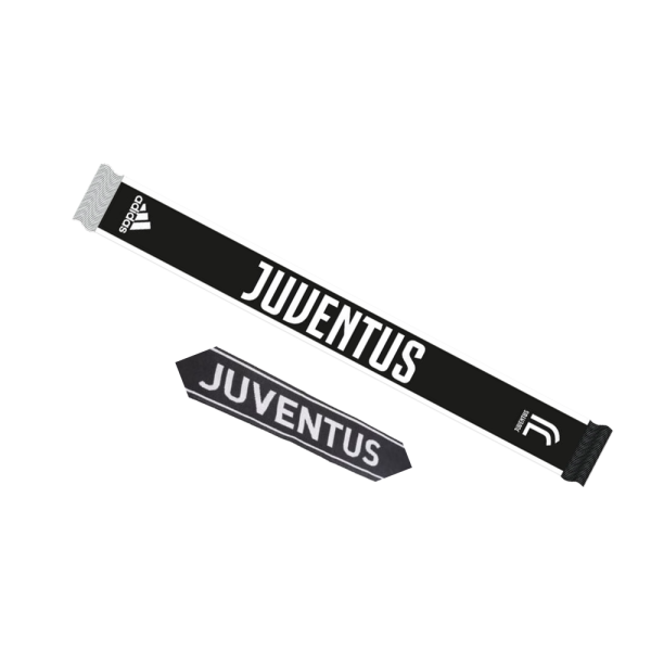 Juventus Turin  Schal schwarz/weiß Logo