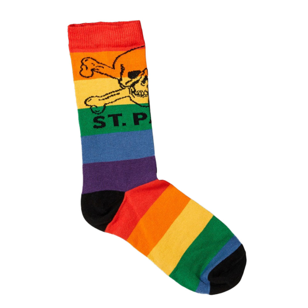 St. Pauli Socken Regenbogen Streifen