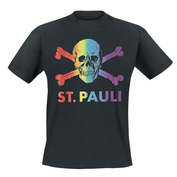 St. Pauli T-Shirt Regenbogen