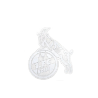 Köln Aufkleber silber klein