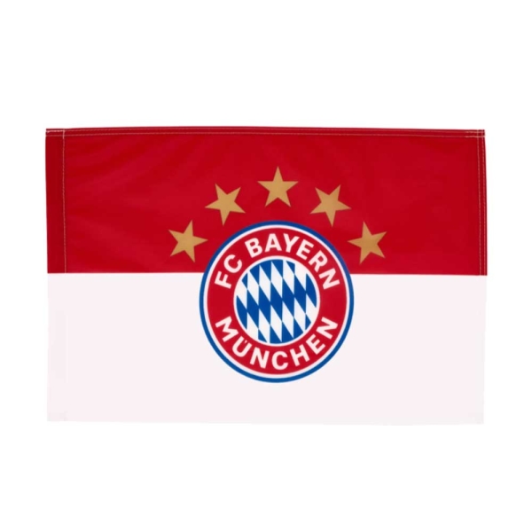 Bayern München Hissfahne 5 Sterne 180 x 120 cm